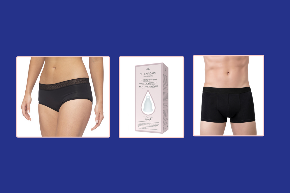 4+1 gratis op herbruikbaar menstruatie- en incontinentiemateriaal