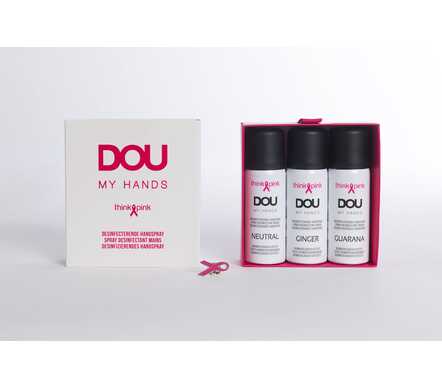 DOU My Hands Desinfecterende Handspray set Think Pink