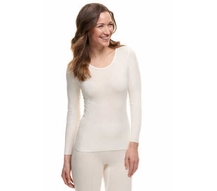 Medima thermische T-shirt met lange mouwen voor vrouwen - 1179 - wit