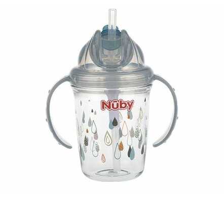 Nûby Flip-It antilekbeker met handvatten 