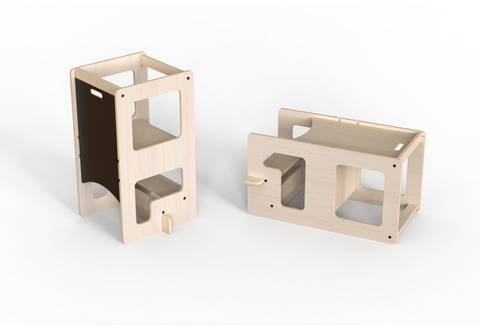 Kule Flip Natural Leertoren 2 in 1