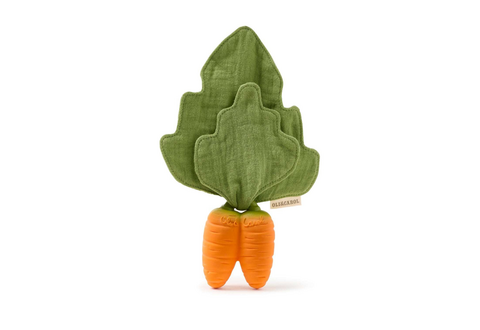 2-in-1 knuffeldoek en bijtring Cathy the Carrot Mini 