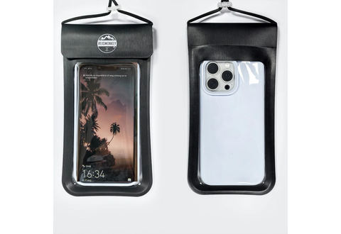Waterdichttelefoonhoesje - Zwart