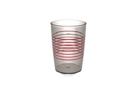 Beker met geribbeld design