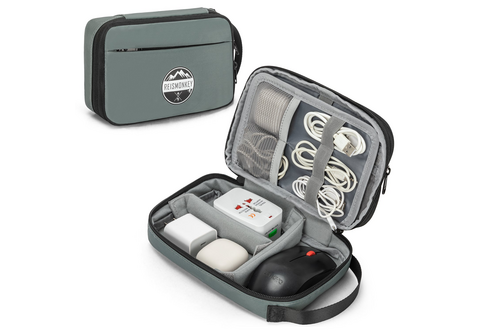 Kabel organizer tas Compress-it - Grijs