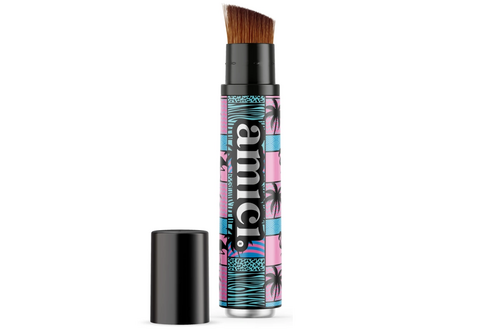 Hervulbare borstel voor zonnecrème - Flamingo Fever