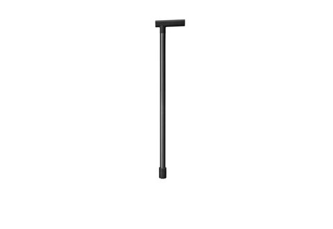 Minimalistische wandelstok ID - Charcoal Black