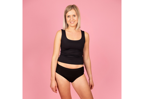 Marie comfy menstruatieslip zwart - Volwassenen