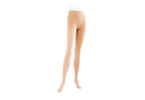 Opaque panty (AT) met gesloten teen - klasse I - Caramel