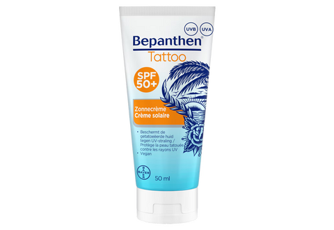 Tattoo zonnecrème SPF50+