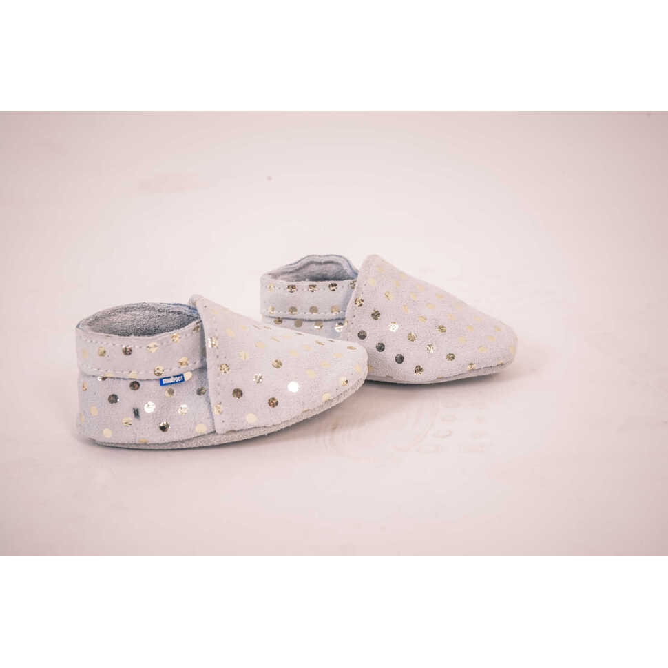Babysoft grey with dots