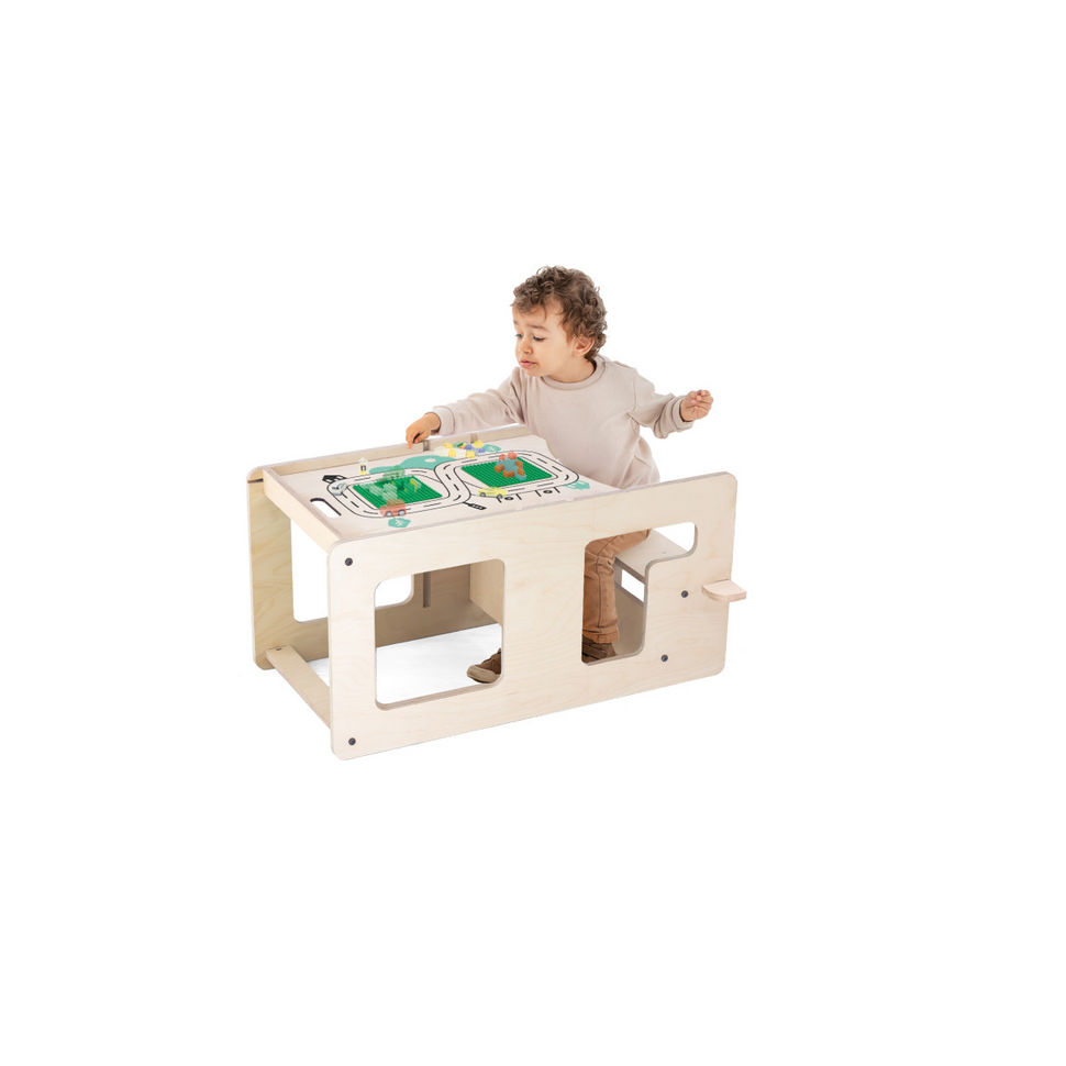 Kule Flip Natural Leertoren 2 in 1