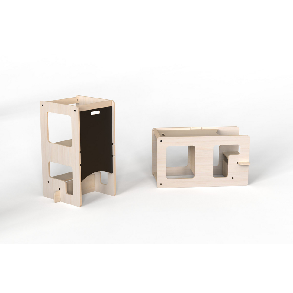 Kule Flip Natural Leertoren 2 in 1