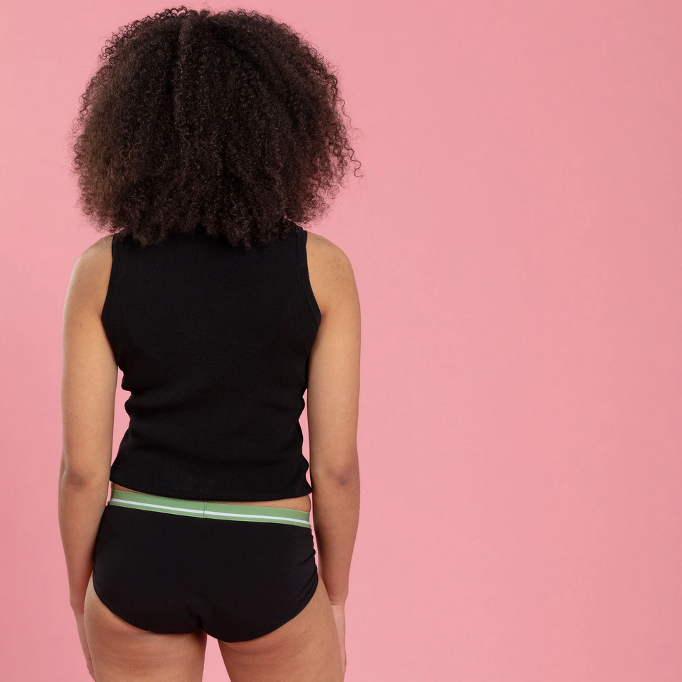 Cleo menstruatieslip zwart - Volwassenen