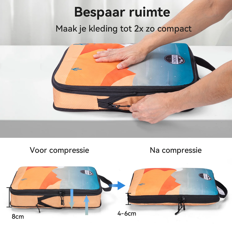 Packing cubes Compress-It - XL Desert