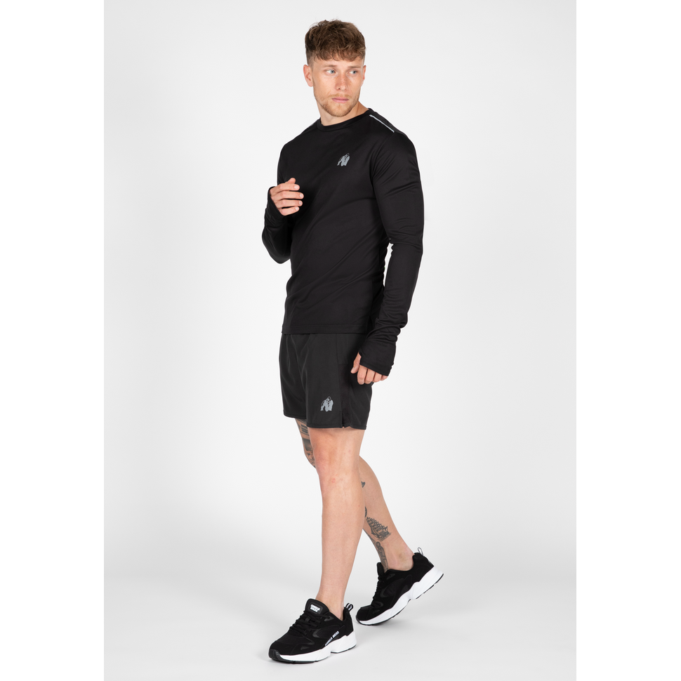 Washington longsleeve - zwart