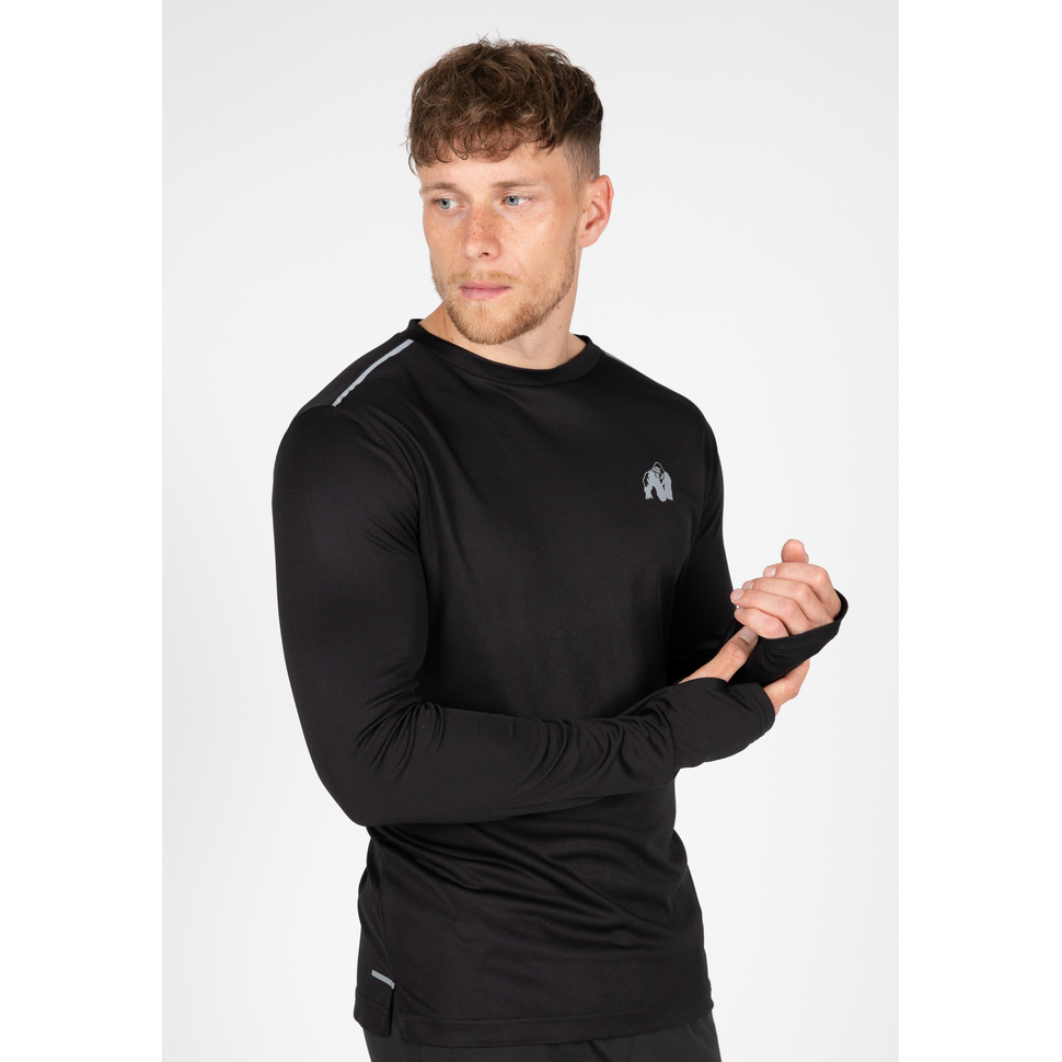 Washington longsleeve - zwart