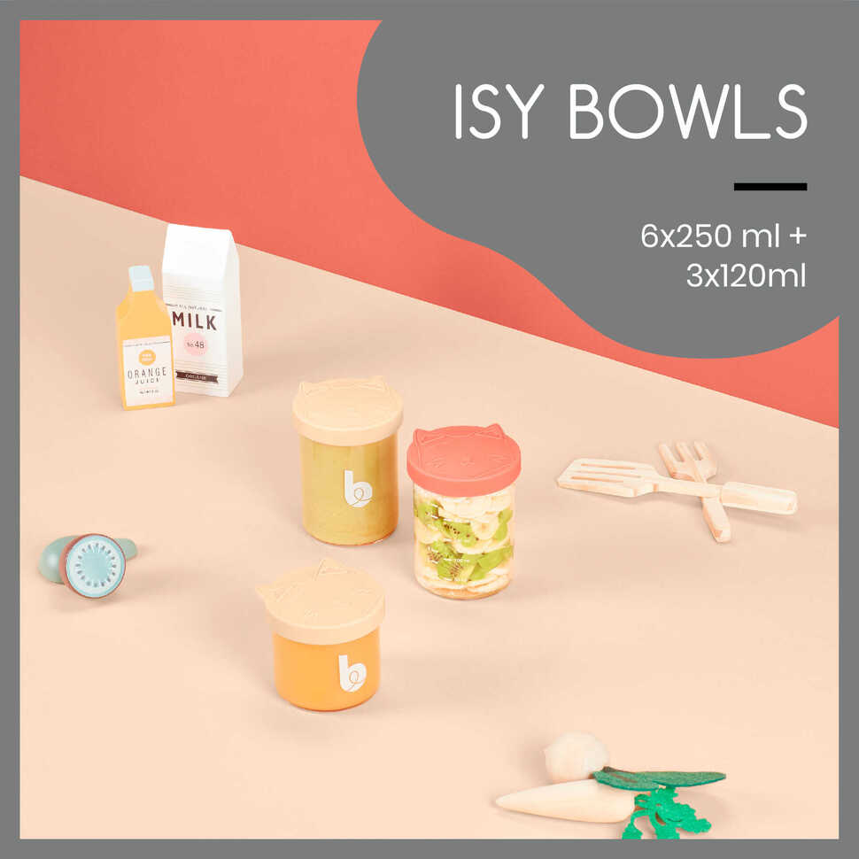 Isy Bowls glazen bewaarpotjes