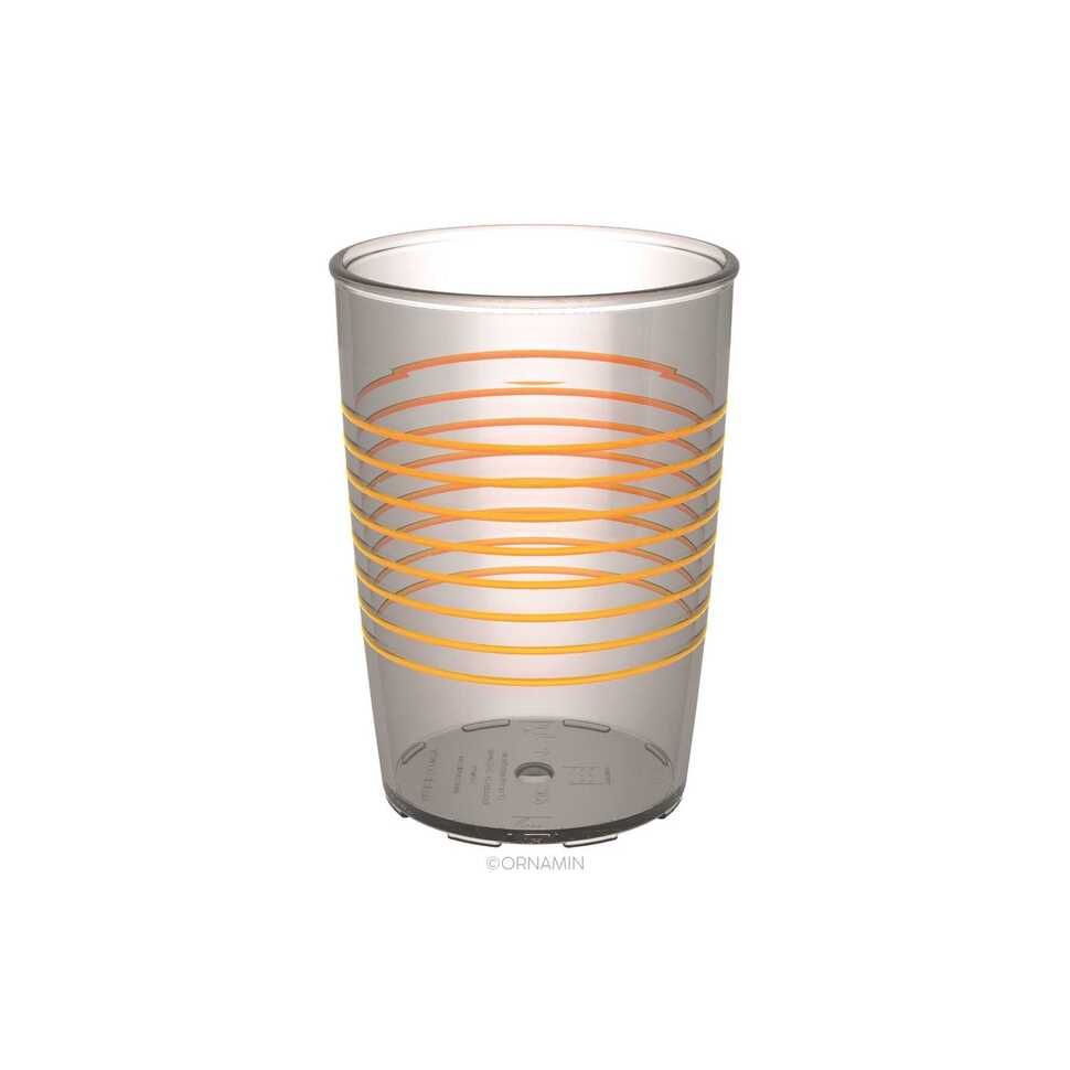 Beker met geribbeld design