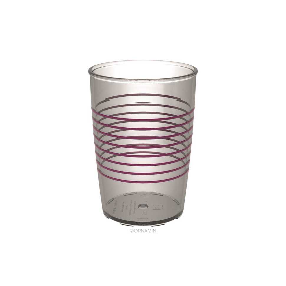 Beker met geribbeld design