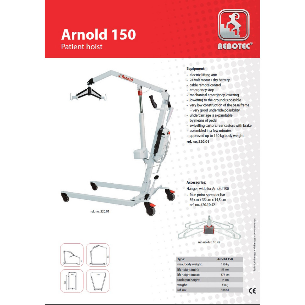 Arnold 150 passieve tillift