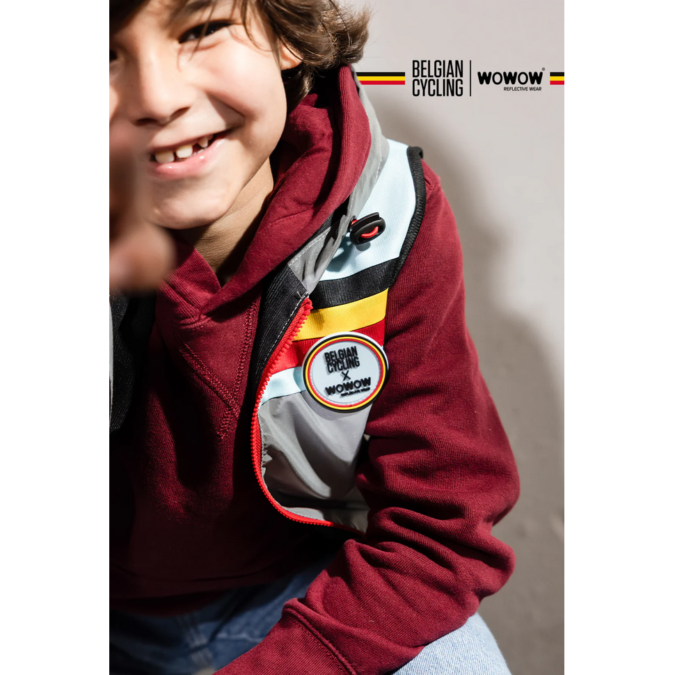 Belgian Cycling Kids Jacket - reflecterend