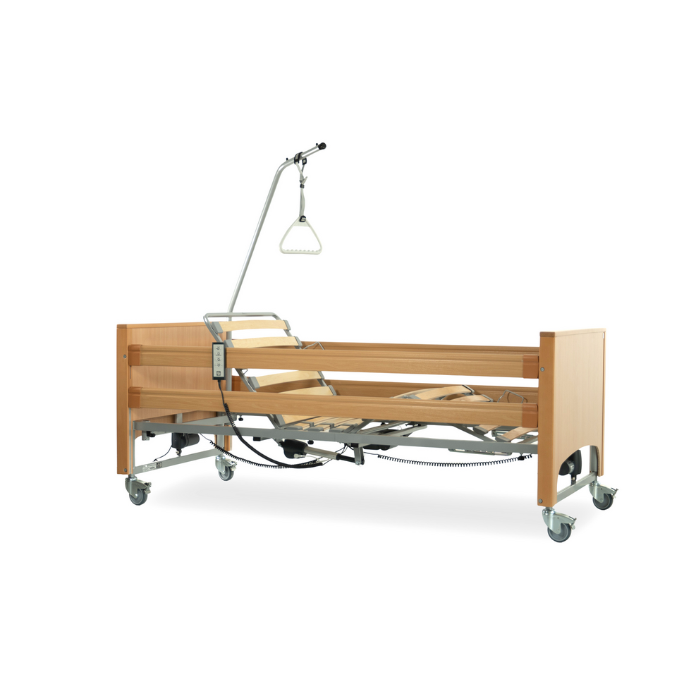 Elektrisch bed klassiek+ - beuk