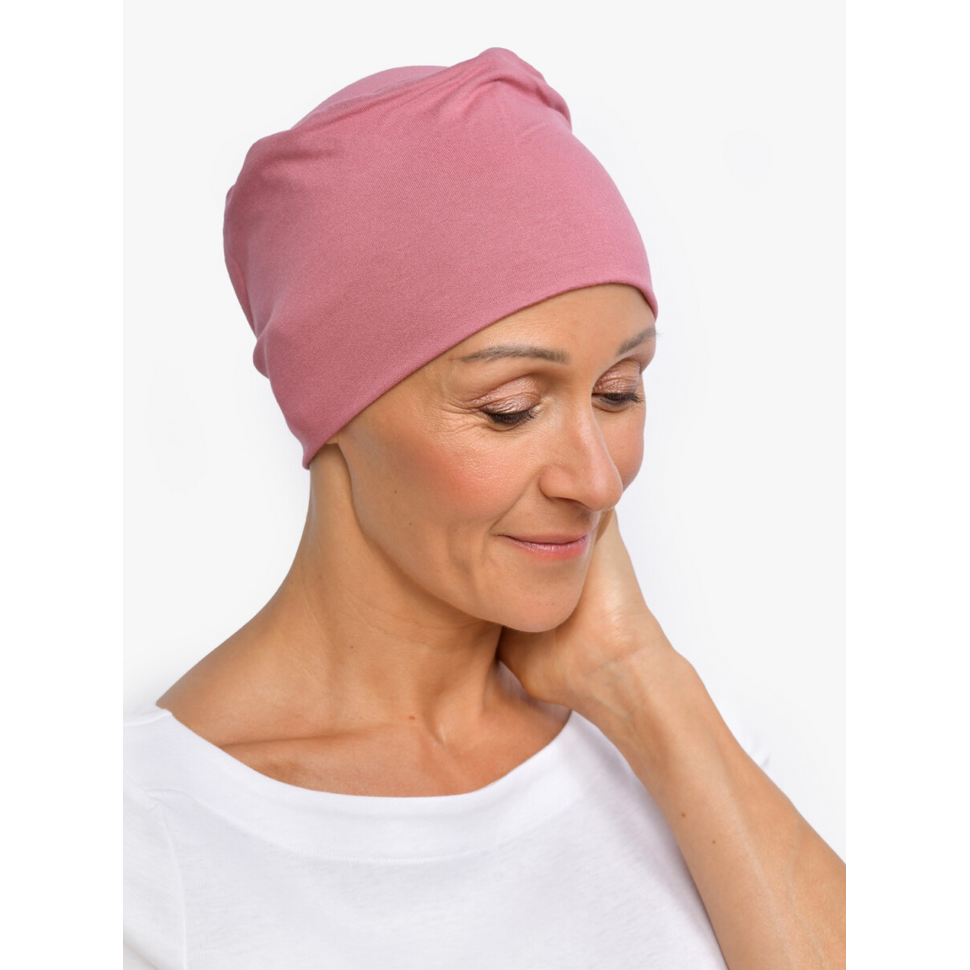 Chemoslaapmutsje - Soft rose