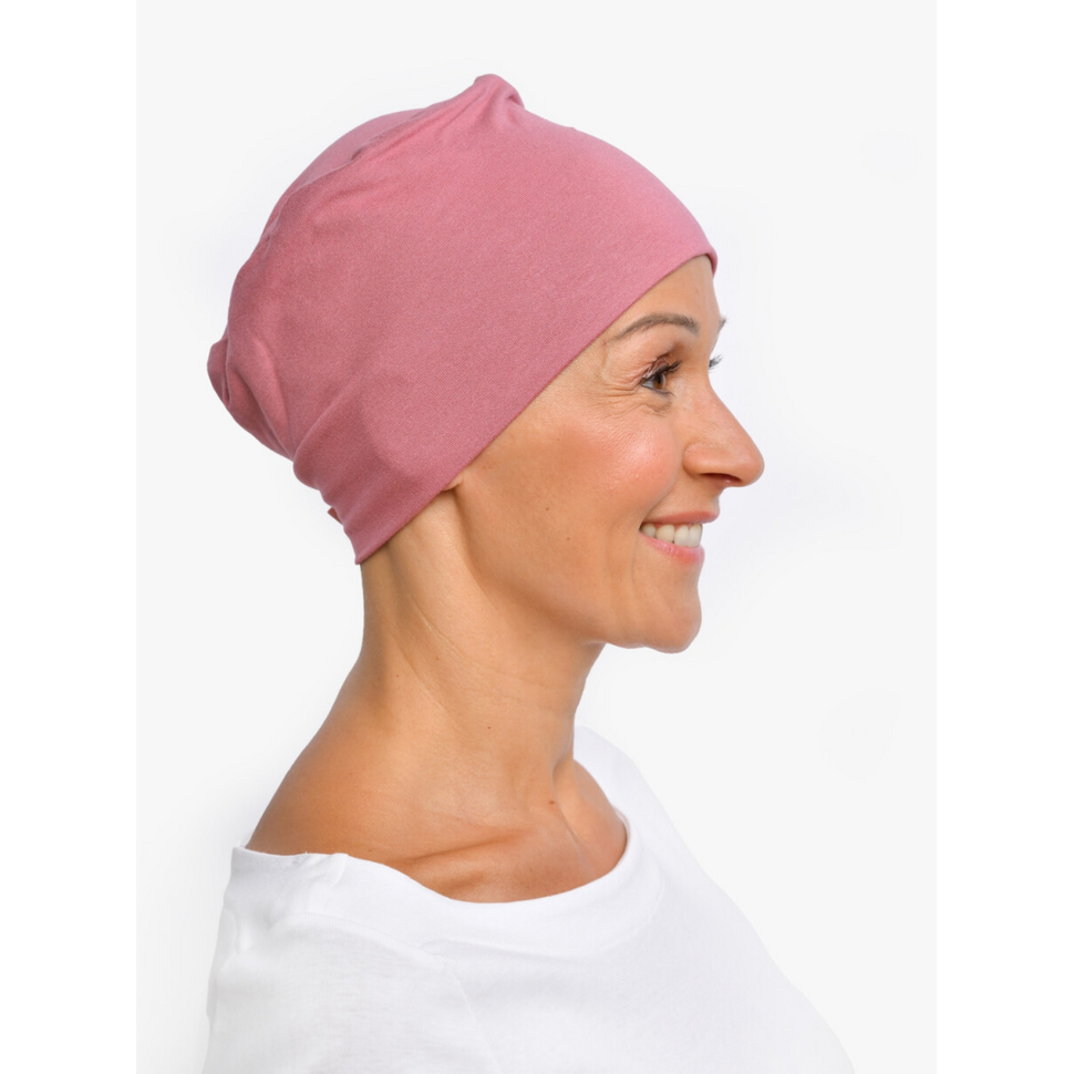 Chemoslaapmutsje - Soft rose