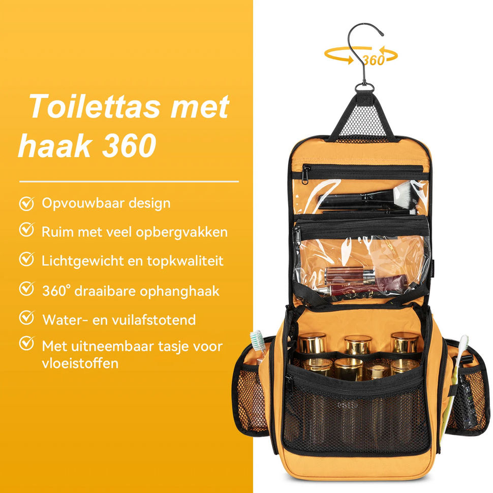 Toilettas met haak 360 - Valley