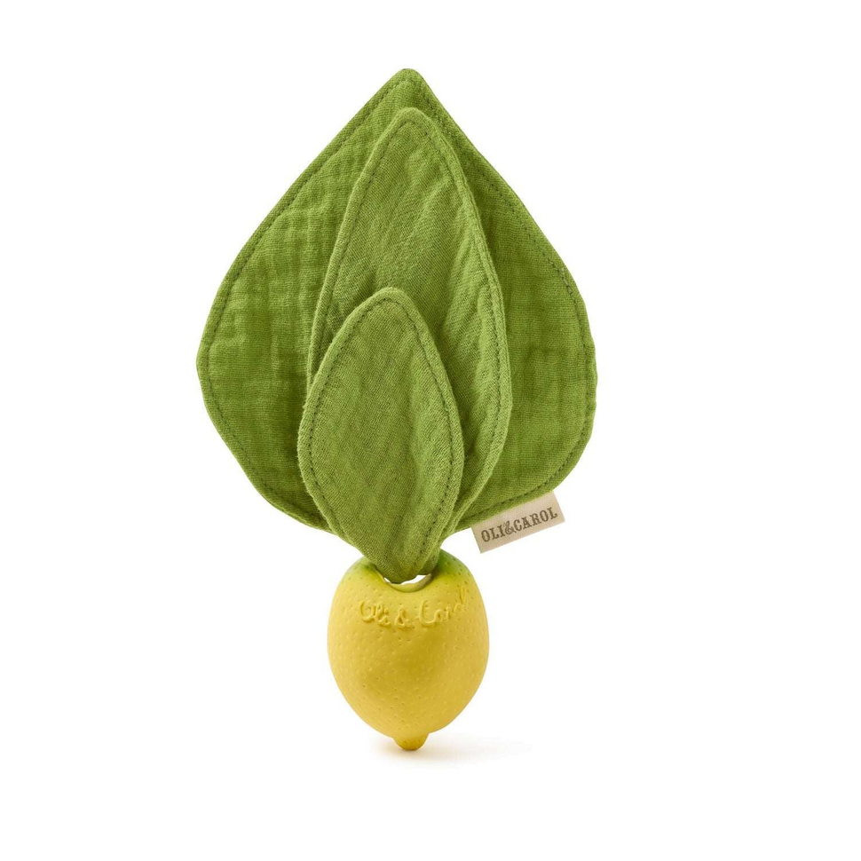 2-in-1 knuffeldoek en bijtring Lou the Lemon Mini