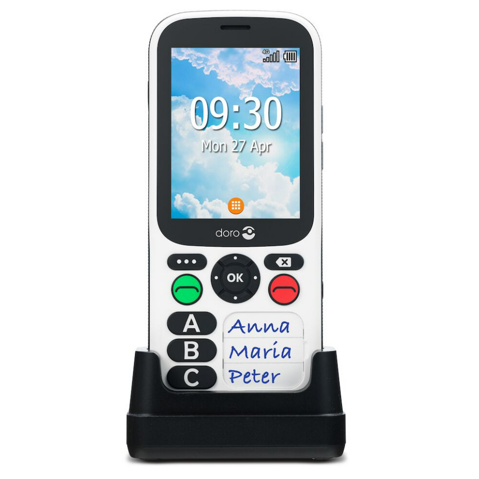 Doro Secure 780X IUP Zwart-Wit seniorentelefoon