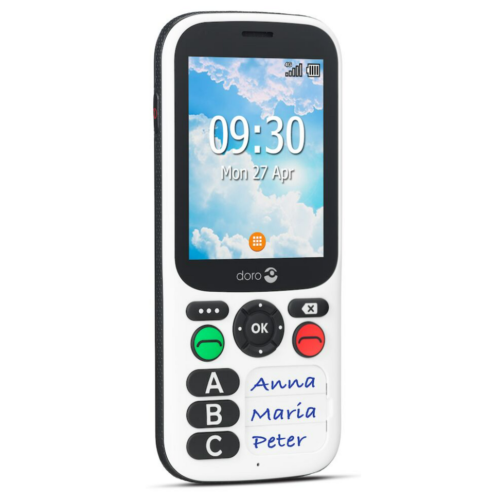 Doro Secure 780X IUP Zwart-Wit seniorentelefoon