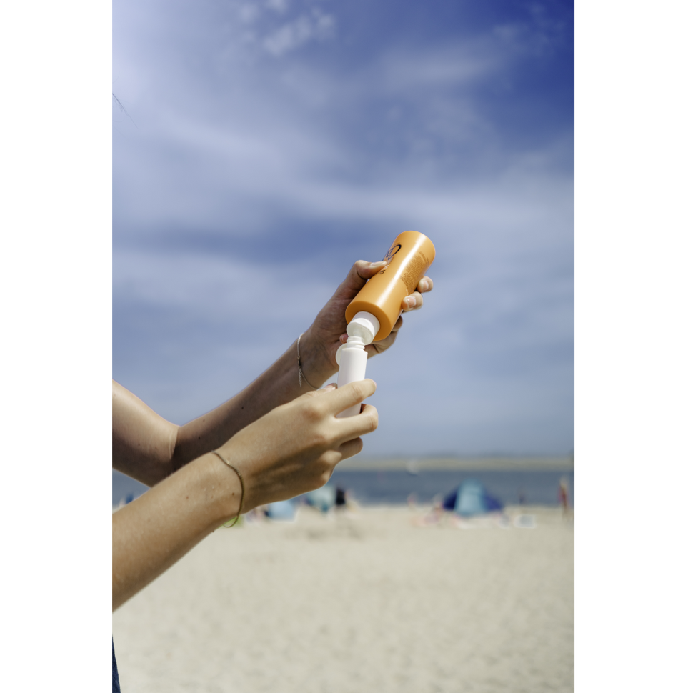 Hervulbare borstel voor zonnecrème - Radiant Red