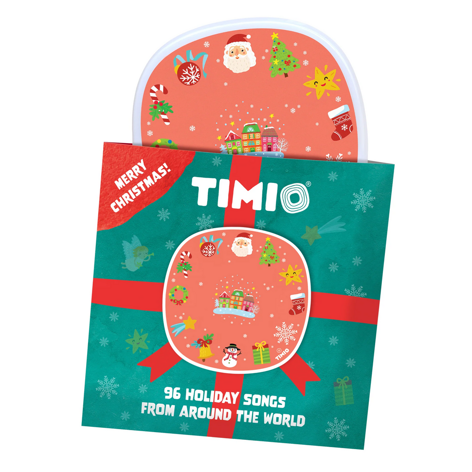Timio player + 5 discs + gratis kerstliedjes disc