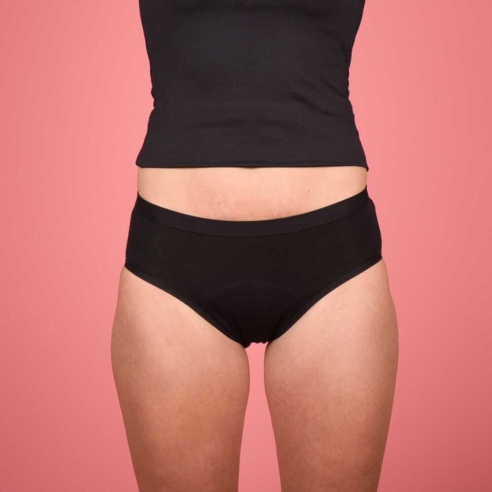 Marie comfy menstruatieslip zwart - Volwassenen