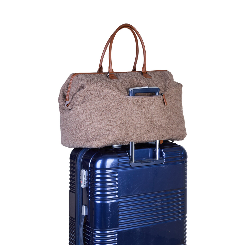 Mommy bag luiertas - zachtbruin teddy