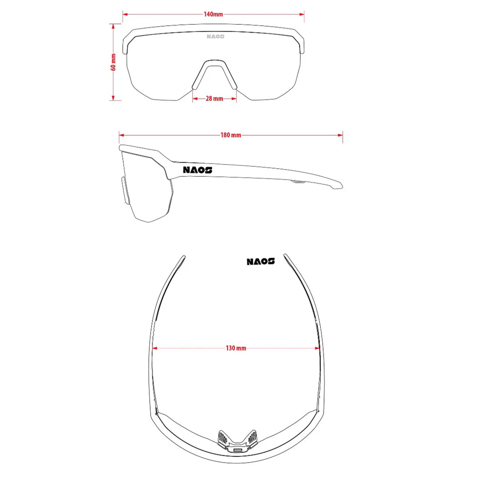 Zonnebril Helbo - fotochroom - zwart