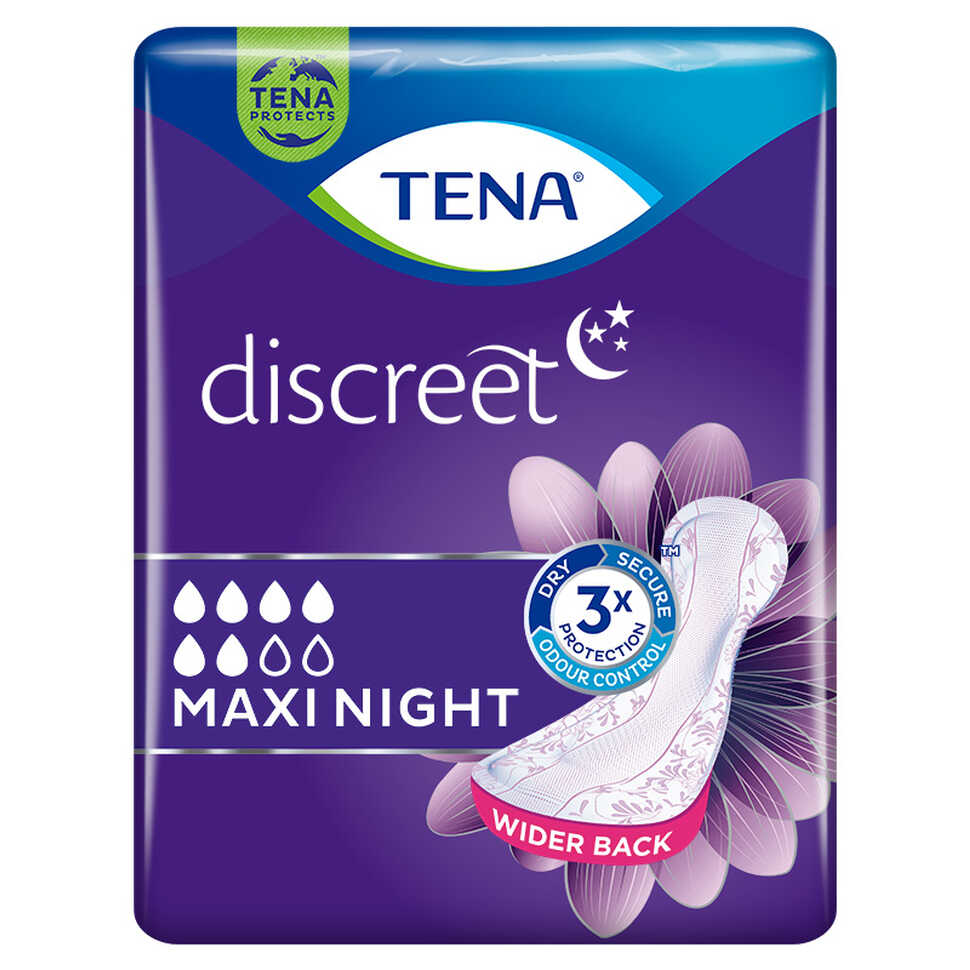 TENA discreet Maxi Night