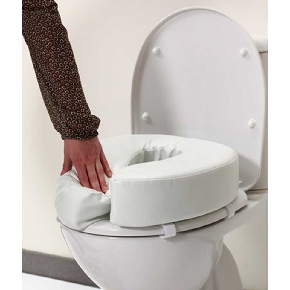 Toiletkussen / verhoger voor gewoon toilet of toiletstoel
