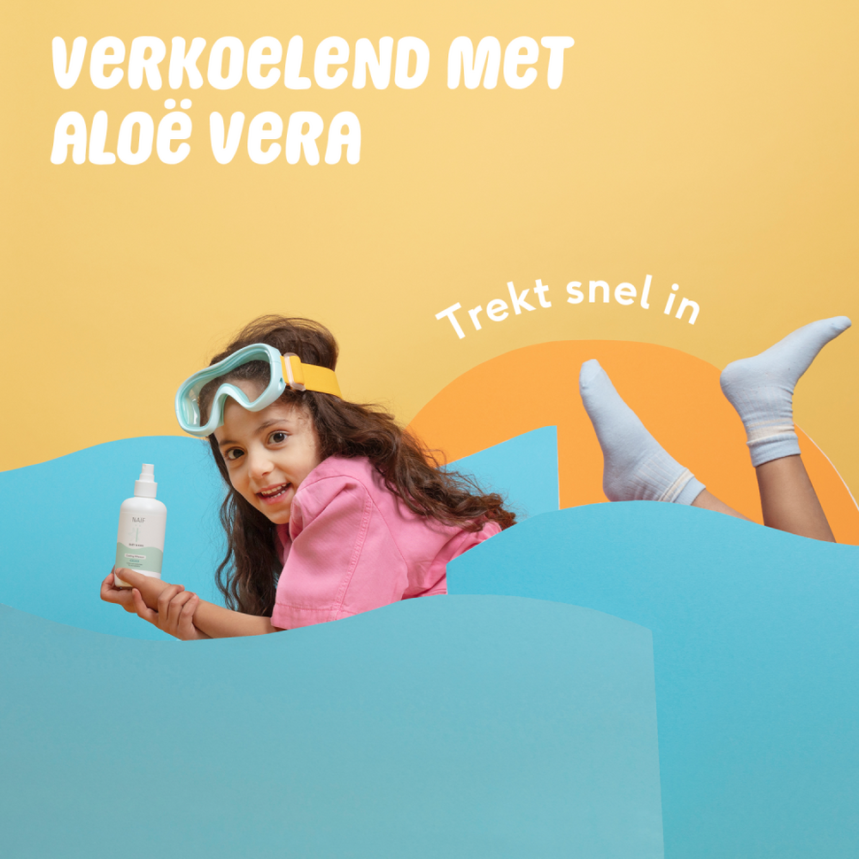 Naïf baby & kids - verkoelende aftersun spray met 0% parfum