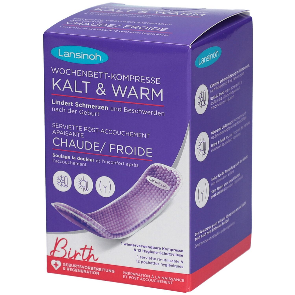 Verzachtend kraamverband warm/koud