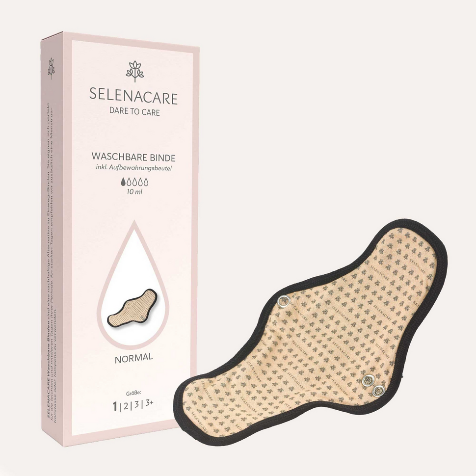 Wasbaar maandverband beige