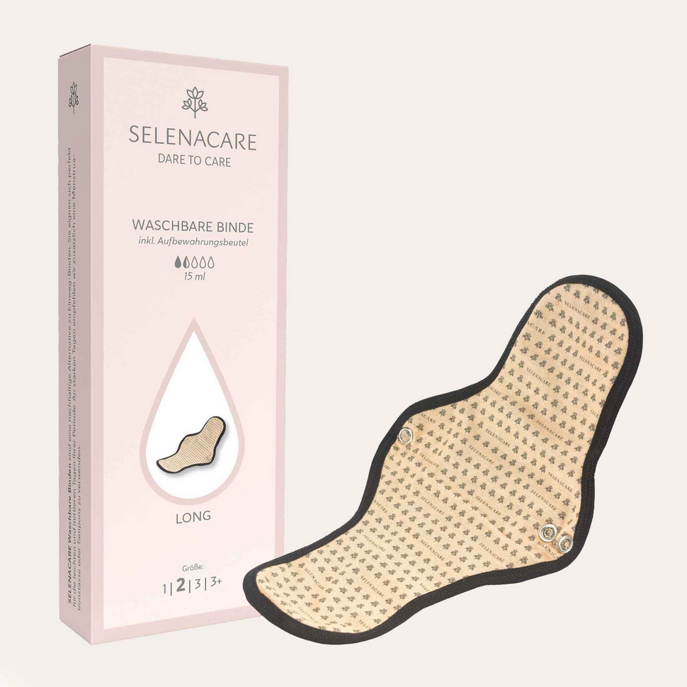 Wasbaar maandverband beige