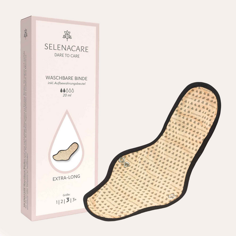 Wasbaar maandverband beige