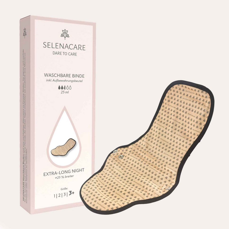 Wasbaar maandverband beige