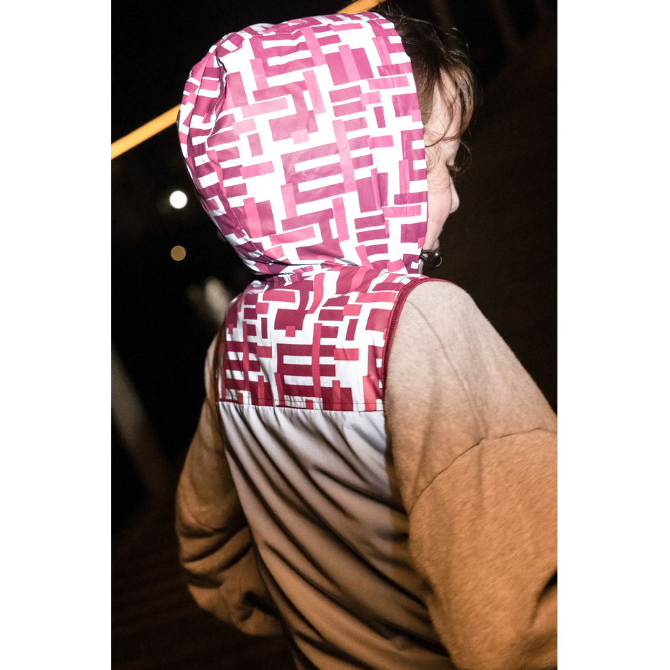 Yoho jacket - full reflective roze